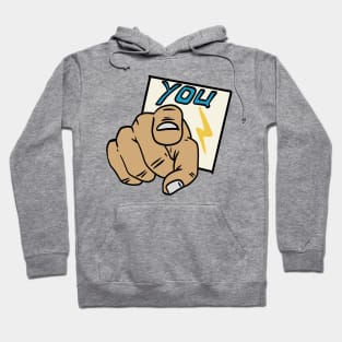 You Hand Symbol Hoodie